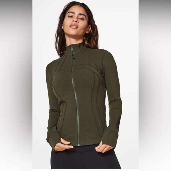 Like New! Lululemon Define Jacket Size 6 Dark Olive - Picture 1 of 11